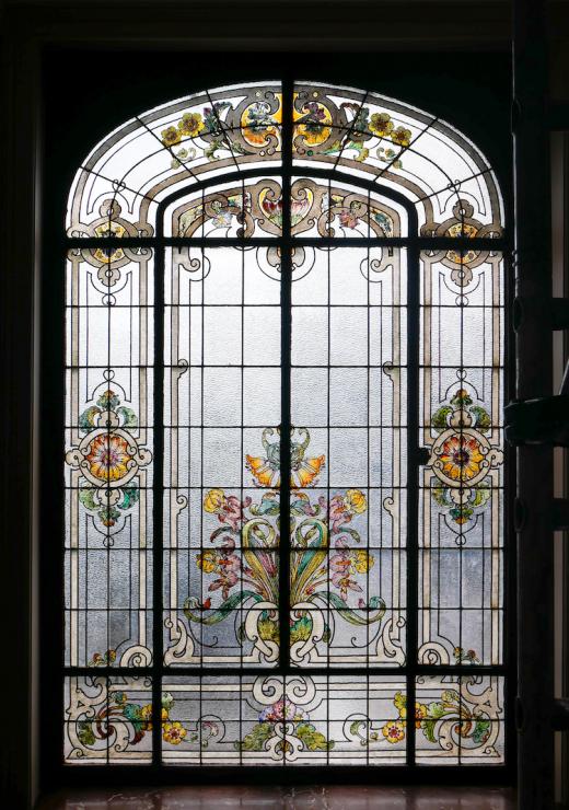 Restauration vitrail peint Lille centre